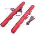 thumbnail image 1 of Red LED Bumper Reflector Lights For 09-14 Acura TSX (For Euro Accord) Function as Tail,Brake & Rear Fog Lamps Turn Lights, 1 of 6