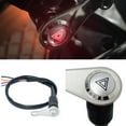 thumbnail image 1 of Red LED Motorcycle Switch ON+OFF Handlebar Mount Push Button 12V Work Light, 1 of 6
