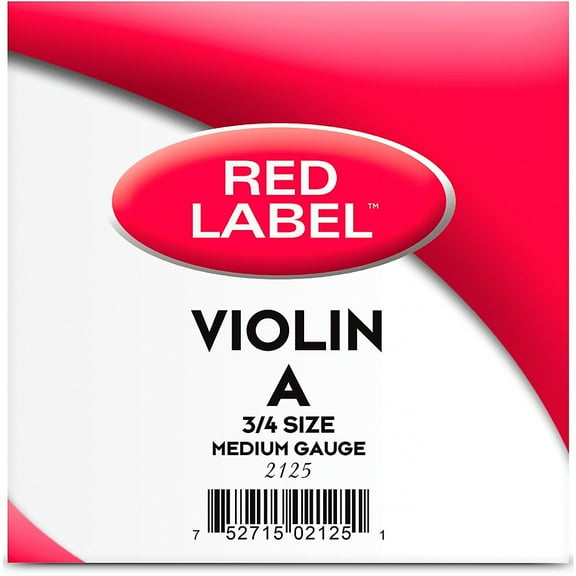 Red Label 3/4 Size Replacement Violin Strings