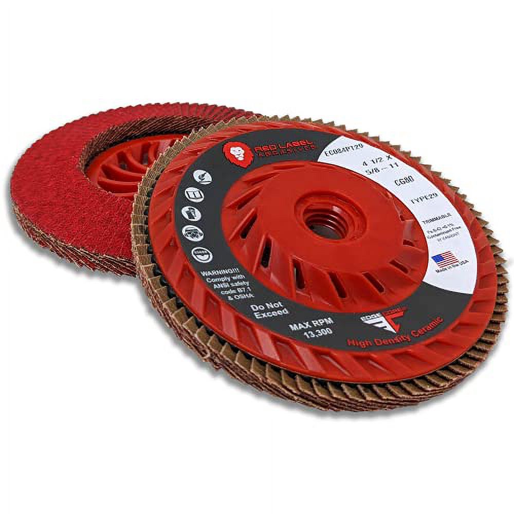 Red Label Abrasives 16 Inch 60 Grit Sanding Disc | Adhesive Back Multipurpose Disc For Orbital Sanders