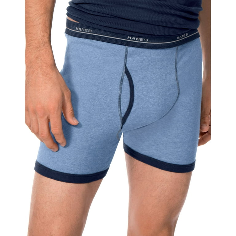 Red Label Men s 5 Pack No Ride Up Dyed Boxer Briefs Walmart