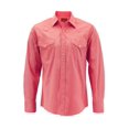 thumbnail image 1 of Red Label Pearl Snap Western Long Sleeve Slim Fit Shirt D-20 (S, Coral), 1 of 3