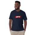 thumbnail image 1 of Red Label Short-Sleeve Unisex T-Shirt (Navy, M), 1 of 2