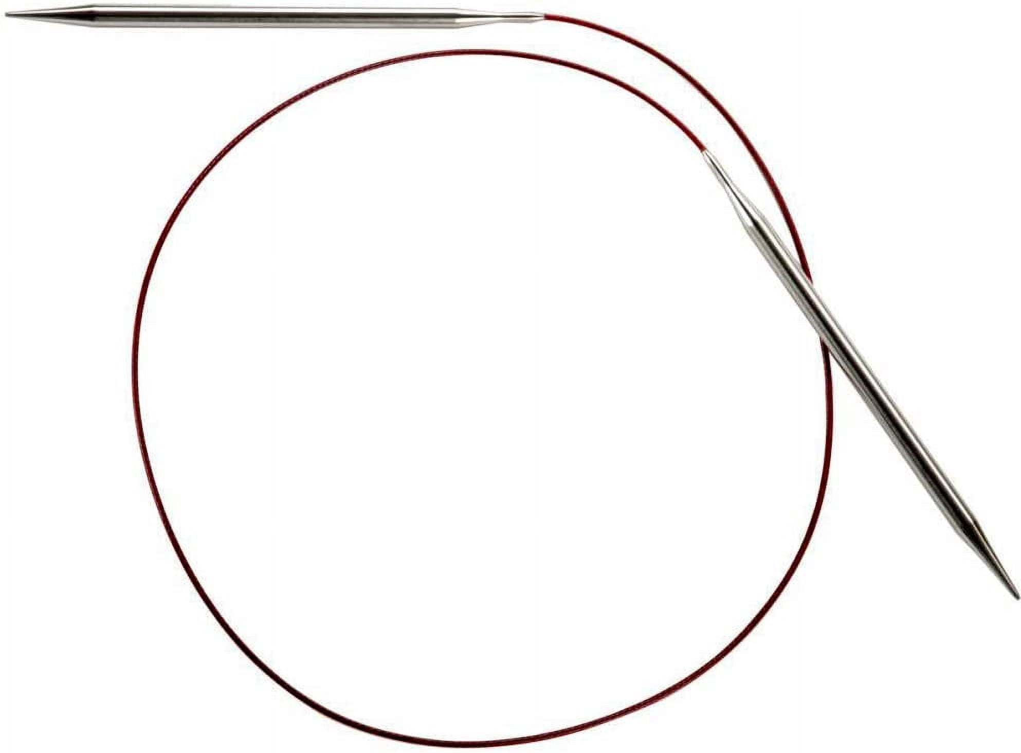 Aiguille Circulaire ChiaoGoo Red Lace - 3.50mm 120cm, Acier Inox, Pour Tricot Dentelle