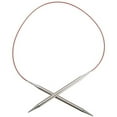 thumbnail image 1 of Red Lace Stainless Steel Circular Knitting Needles - 24 in., Size 3, 1 of 1