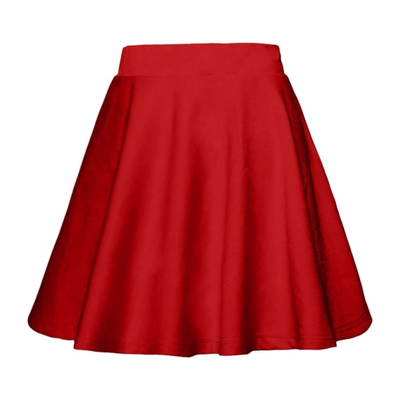 Red Ladies Skirts for Women A Line Plain Mini Little 2026 Clothes Fashion XL