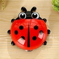 thumbnail image 1 of Red Ladybug Toothbrush Holder - Cute S Wall Mount Suction Cup Toothpaste and Toothbrush Organizer,No Drill, 1 of 7