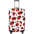 thumbnail image 1 of Red Ladybug Travel Luggage Suitcase COVER, Washable Suitcase COVERS Elastic, L - Fits 25-28 inch luggage (No Suitcase), 1 of 6