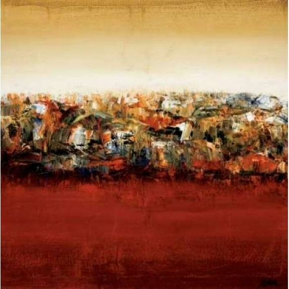 Red Lake Poster Print by Yehan Wang (24 x 24)