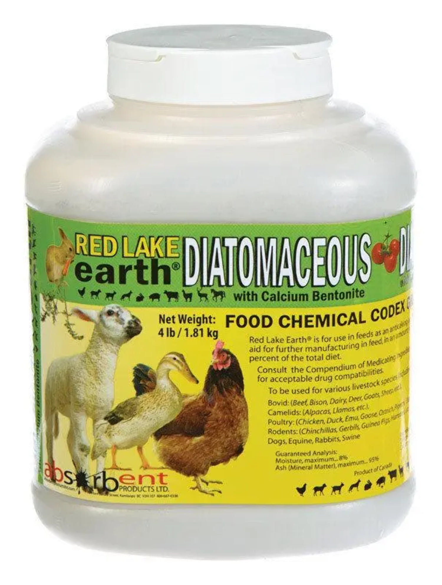 Red Lake Poultry Feed Additive Diatomaceous Earth 4 lbs.