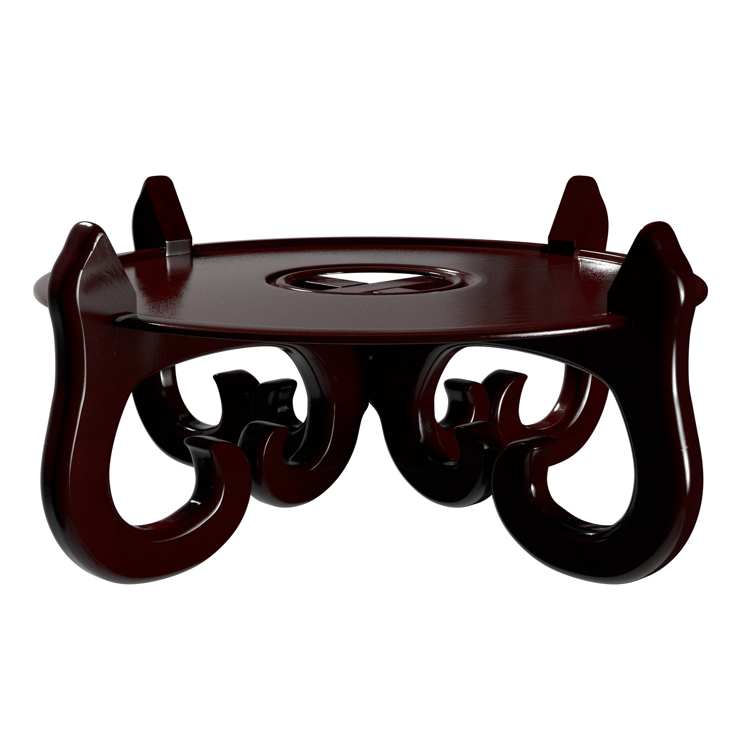 Red Lantern Fishbowl Cross Stand - Size 14.5 in. Base Diameter