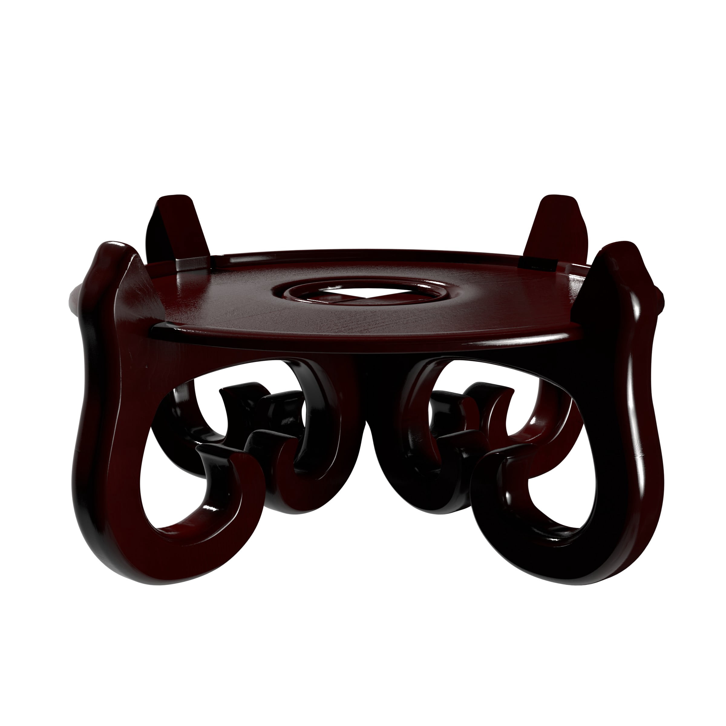 Red Lantern Fishbowl Cross Stand - Size 7.5 in. Base Diameter