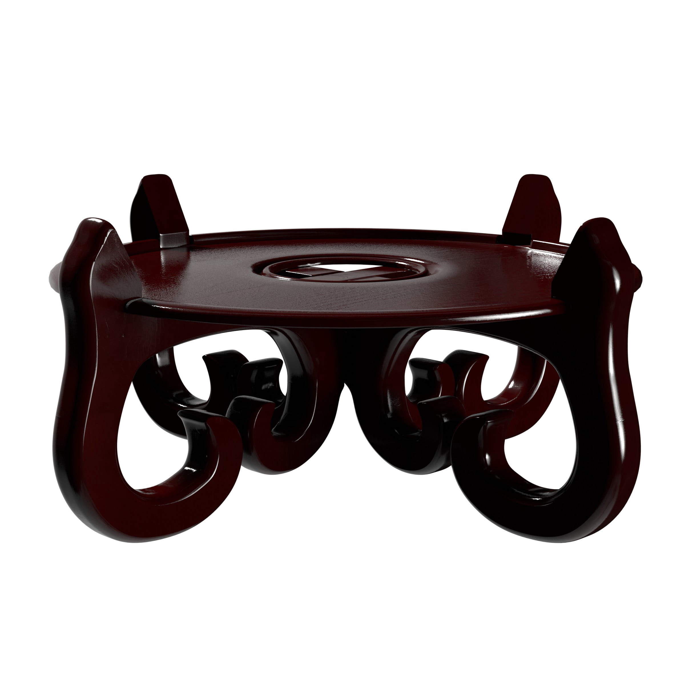 Red Lantern Fishbowl Cross Stand - Size 9.5 in. Base Diameter