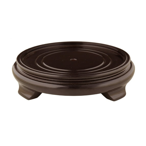 Red Lantern Rosewood Pedestal Plant Stand