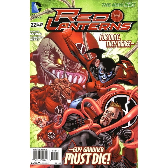 Red Lanterns #22 VF ; DC Comic Book