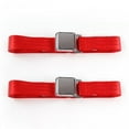 thumbnail image 1 of Red Lap Bucket Seat Belt Kit for 1958-1967 VW Type 1 Airplane 2 Point - 2 Belts, 1 of 1