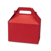 Red Large Gable Boxes 9 X 6 X 6 | Quantity: 10 by Paper Mart