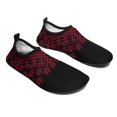 thumbnail image 1 of Red Latvian Lielvarde Belt Motif Water Shoes Beach Slip-on Shoes for Men Women Swim Pool Yoga Surfing Sneakers Quick-Dry Sports Barefoot Shoes, 1 of 5