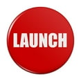 thumbnail image 1 of Red Launch Button Design Funny Pinback Button Pin, 1 of 4