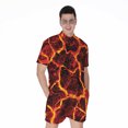 thumbnail image 1 of Red Lava Short Sleeve Men'S Rompers Casual Summer Jumpsuits Outfit, 1 of 4