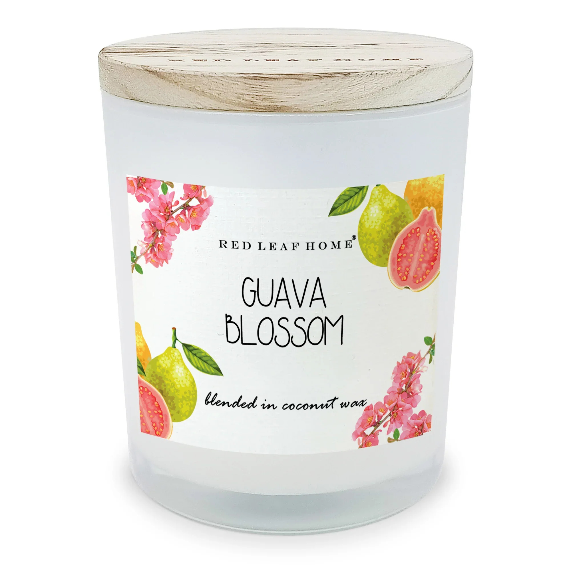Red Leaf Home, Guava Blossom 11oz Candle Jar