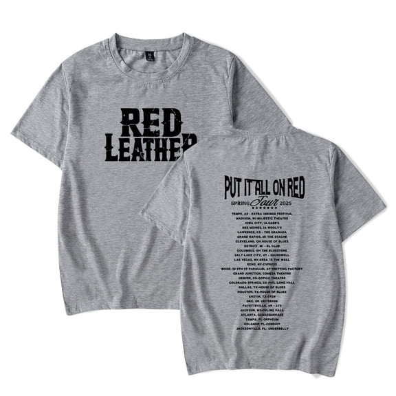 Red Leather Merch 2025 Put It All On Red Summer Unisex Short-sleeved T-shirt Fashion Y2K Printed Casual Stylish Design Tee