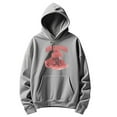 thumbnail image 1 of Red Leather Merch Hat Hoodie Spring Autumn Fashion Men/Women Casual  Long Sleeve Sweatshirts, 1 of 6