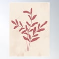 thumbnail image 1 of Red Leaves 2 Poster Wall Art, Modern Wall Decor For Living Room Bedroom, 24x36 UNFRAMED, 1 of 3