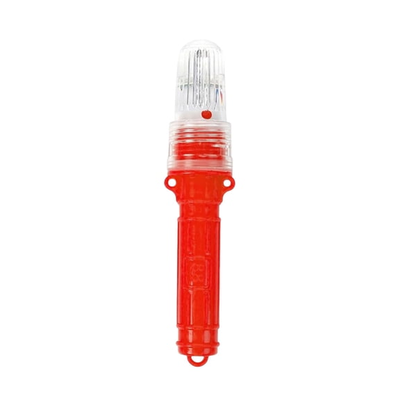 Red Led Flare Electronic Distress Flare For Boating Light Day Night Flare Signal Kit For Fishing Boating Plastic Build For Emergency