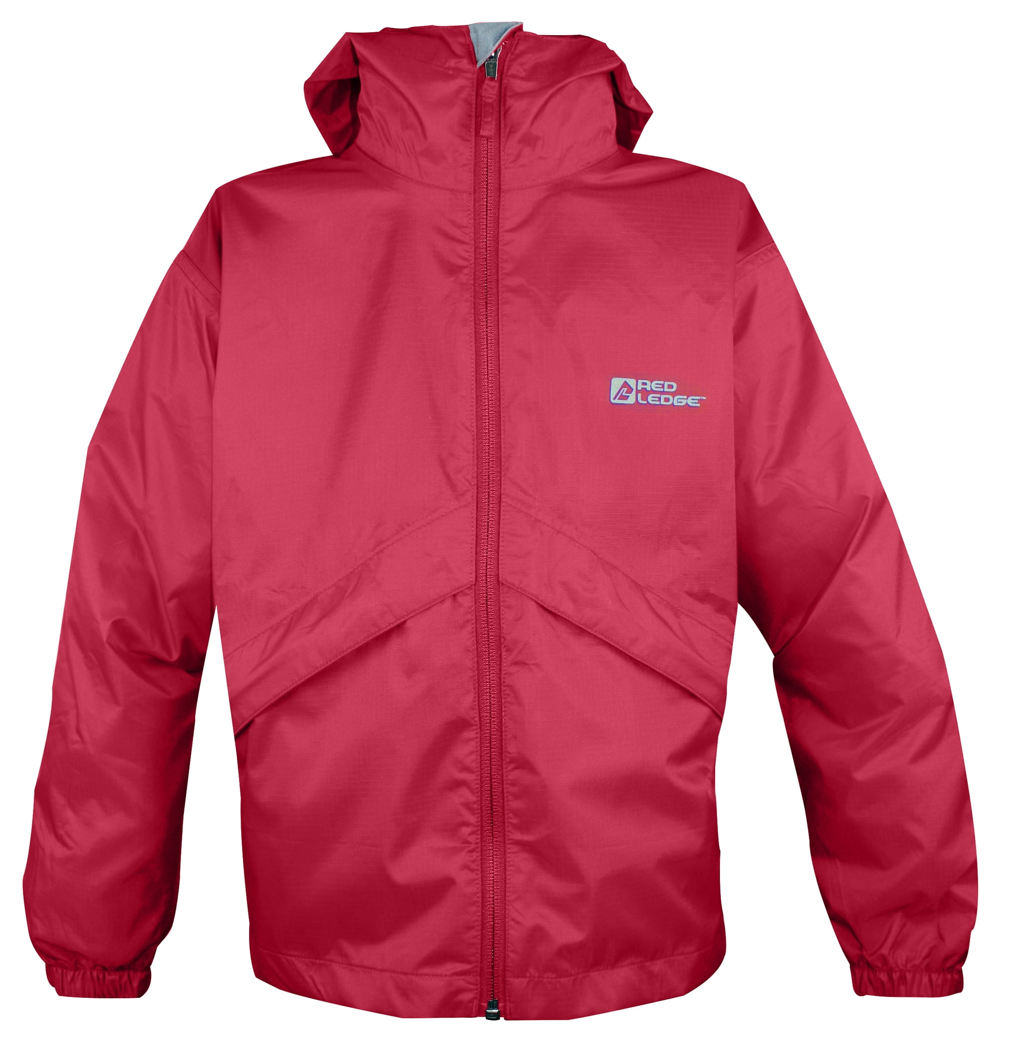 Red Ledge Youth Thunderlight Lightweight Rain Jacket Medium, Red
