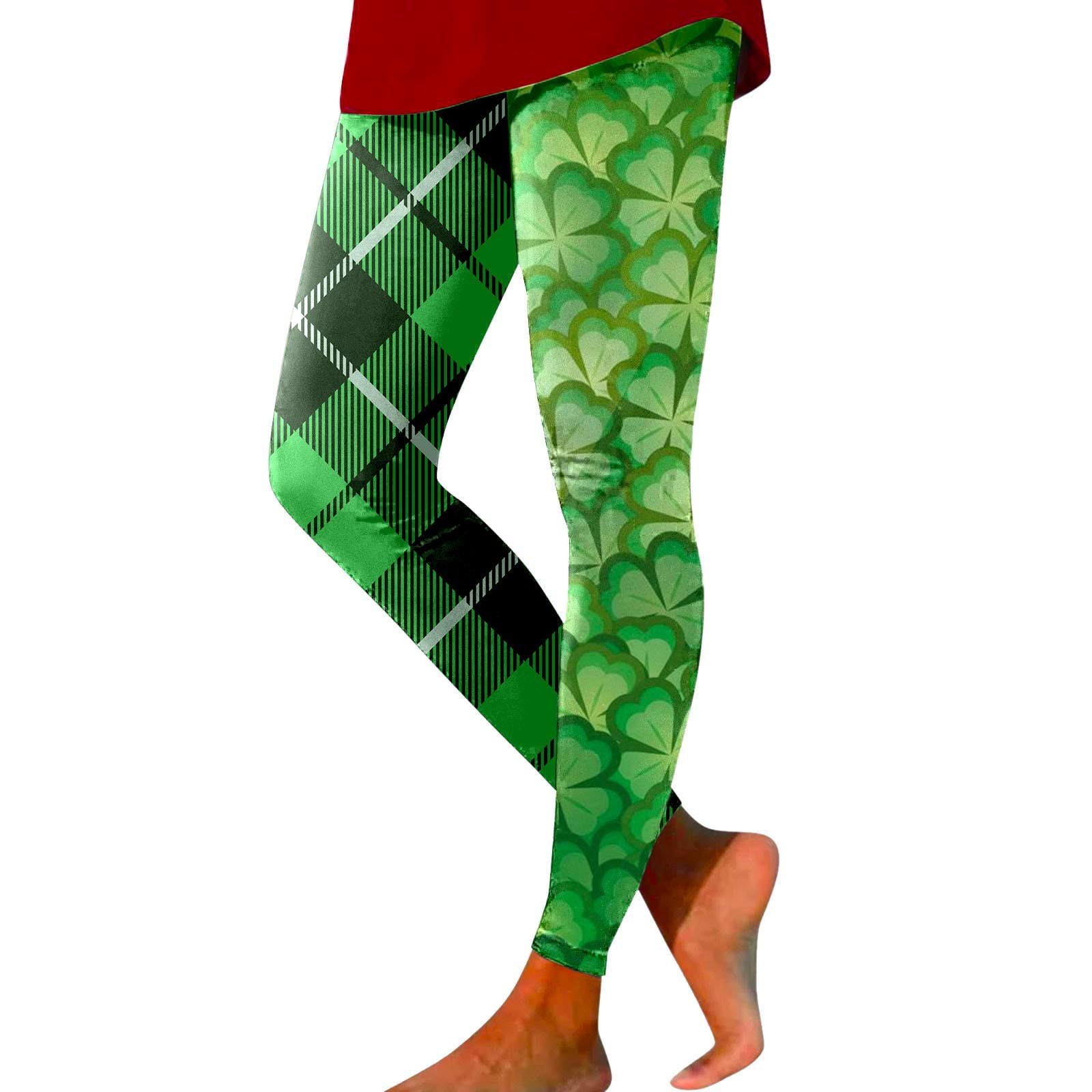 Red Leggings For Women Women St Pa Day Print Tights Leggings Control