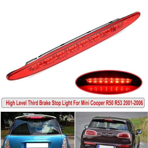 Red Len Rear 3rd Brake Stop LED Tail Light for 2002 - 06 for Mini Cooper R50 R53-