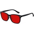 thumbnail image 1 of Red Lens Glasses Blue Light Glasses Men Women - 99.9% Blue Green Blocking for Computer, Gaming, TV, Phone Screens, 1 of 7