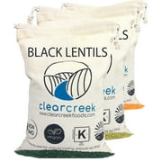 Red Lentils | Green Lentils | Black Beluga Lentils | Non-GMO | 12 lbs Total | 100% Non Irradiated | Kosher | USA Grown | Vegan