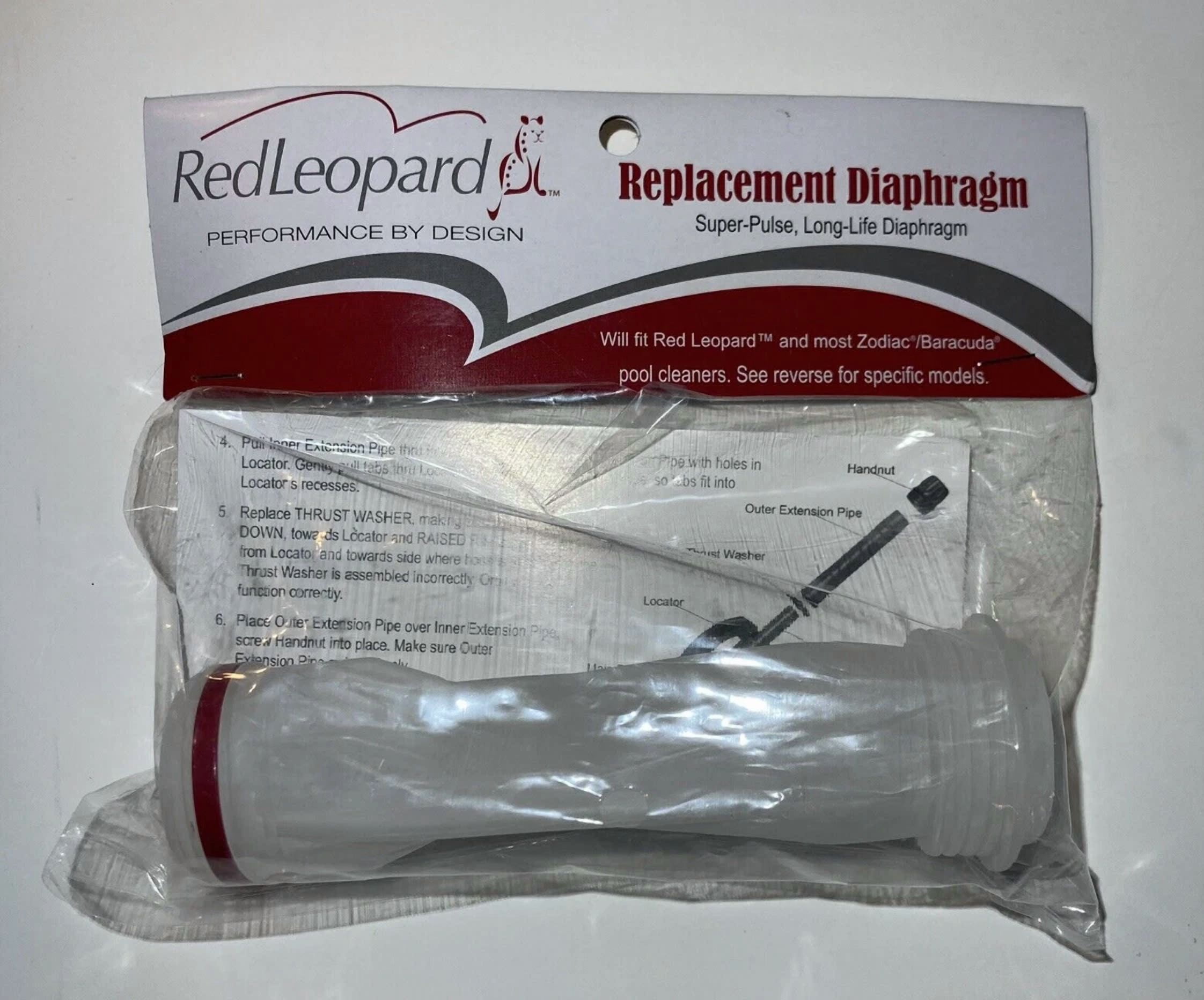 Red Leopard Diaphragm For Zodiac Barracuda Pool Vacuum Cleaner S0005 Ships Fast