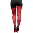 thumbnail image 1 of Red Leopard Tights for Women, 1 of 4