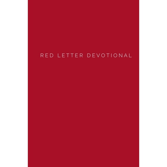 Red Letter Devotional : Volume 1 (Paperback)