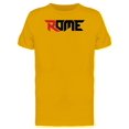 thumbnail image 1 of Red Letter Rome City Italy T-Shirt Men -Image by Shutterstock, Male Small, 1 of 2