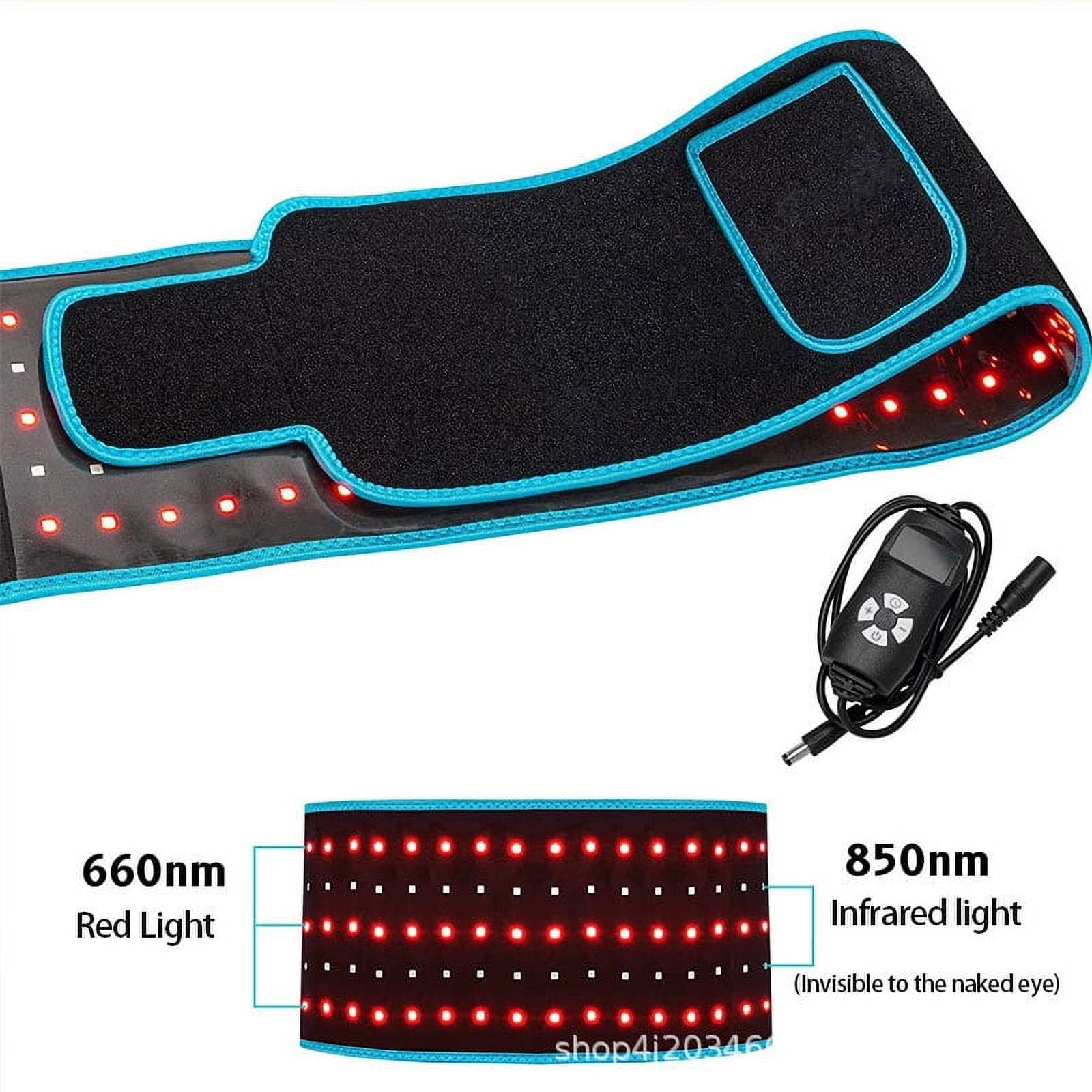Red Light Belt, 105LED Infrared Light with Partition Control and Remote Control , near Infrared Red Light for Body