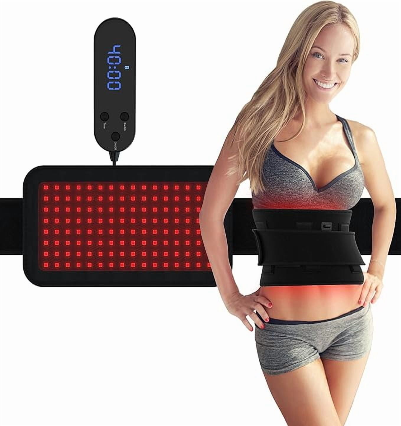 Red Light Belt,384 PCS  Lamp Beads, Red & Infrared Light For Body ,Joint&Back Deep Tissue,Flexible & Detachable Deep Pad With Timer