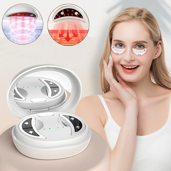 Red Light Eye Massager, Micro-current Eye Massager Eye Beauty Light Type-C Massager Charging