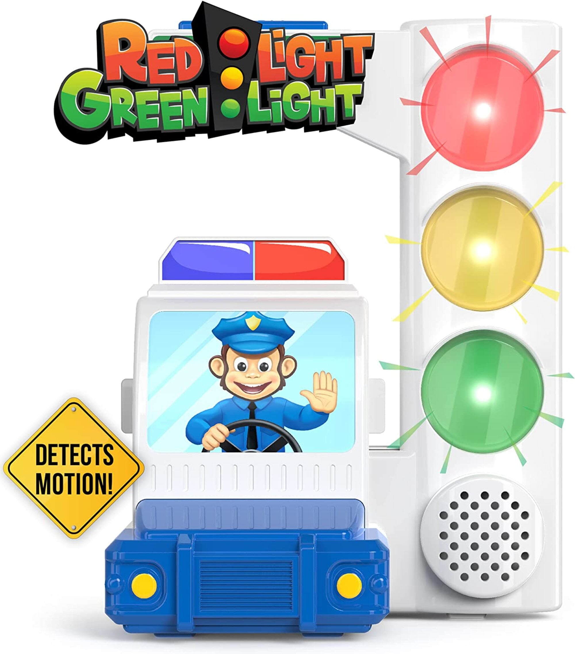 Red Light Green Light Game with Motion Sensing, 1+ Players, Gift for Kids  & Toddlers Ages 3, 4-8+, 5, 6, 7+ Year Olds, Family Birthday Party Game