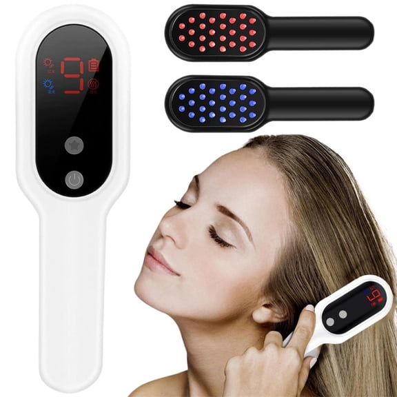 Red Light Hair Brush, Usb Powered 0.75w Hair Growth Comb, Red/blue Light Hairs Growth Treatment for Men & Women