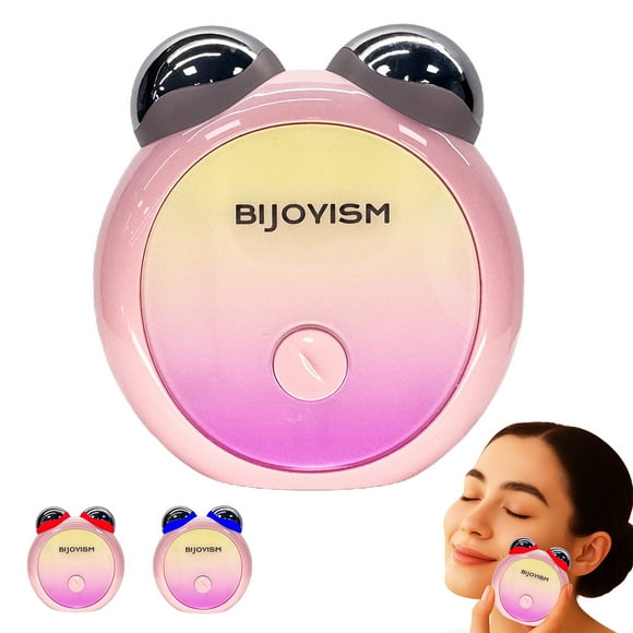Red Light Massager for Face & Neck - Dual Light Multifunctional Anti-Wrinkle Face Lift Device - Microcurrent Facial Device for Skincare