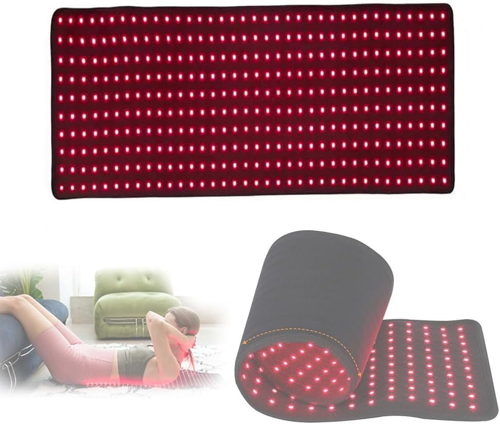 Red Light Mat, 360PCS Large Red Light Pad for Body with 660nm 850nm ...