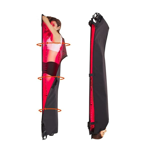 Red Light Mat & Pad Full Body 2570pcs LED 660nm Red Light Therapy Pad 850nm Near Infrared Light Therapy Devices Large Pads for Whole Full Body Pain Relief With red light therapy mat full body