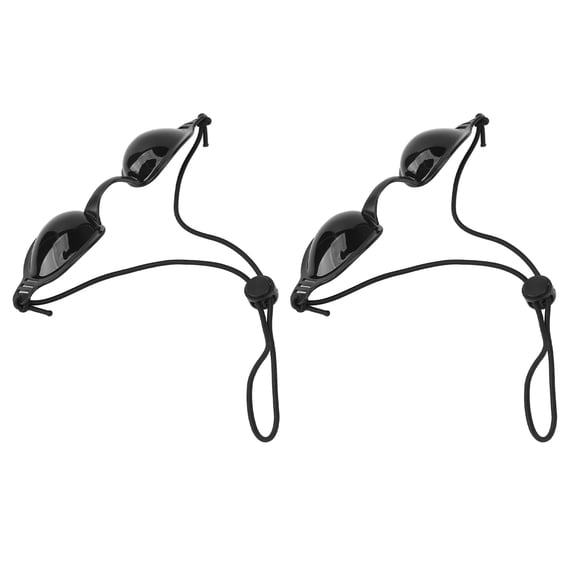 Red Light Protective Glasses, 2pcs Ergonomic IPL Eye Protection Goggle  For Hair Removal