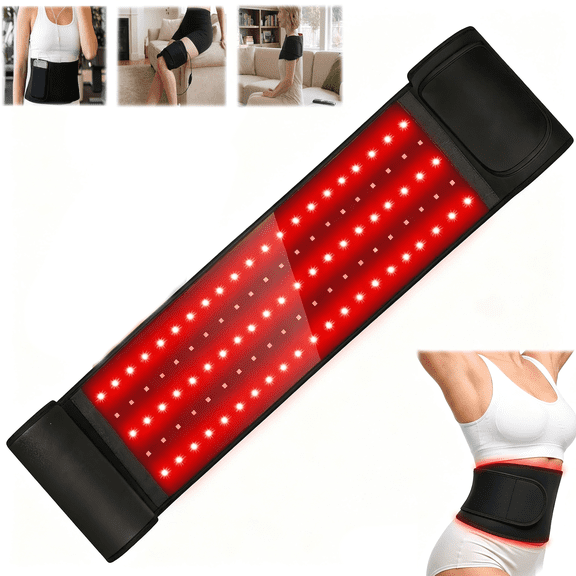 Red Light Therapy,Back,Leg,Shoulder and Arm,Near Infrared Light,105 LEDs,5 Brightness Levels,3 Modes Flexible Wearable Light Wrap