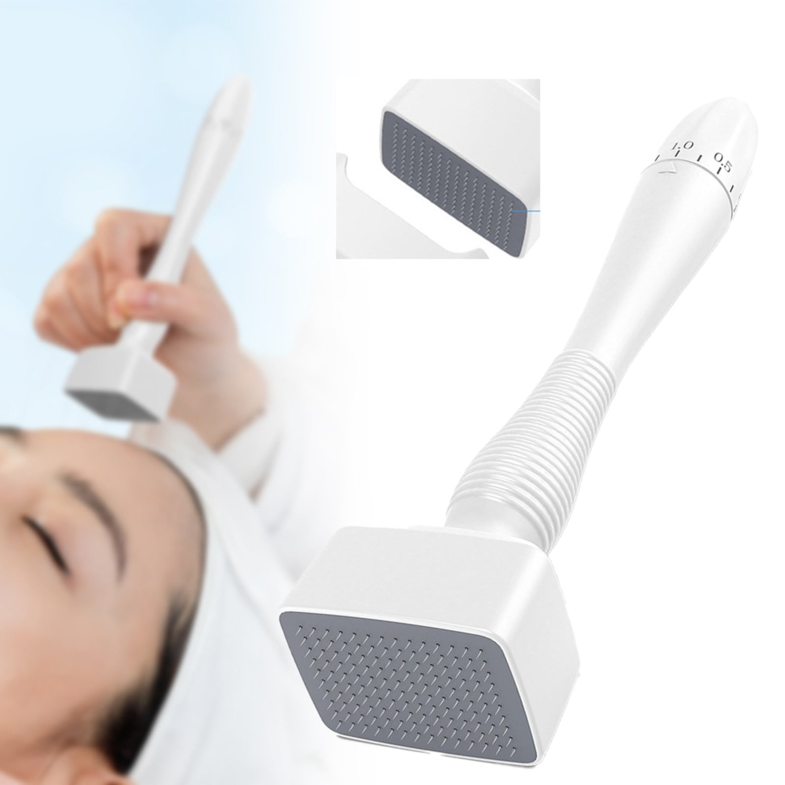 Red Light Therapy for Face, 0.25Mm Microneedling Derma Stamp Pen Derma