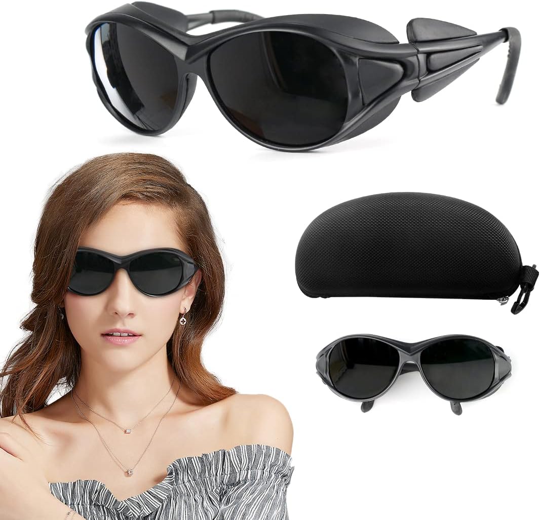 Lunettes De Protection Laser épilation IPL 200-2000 Nm - Pour Homme Et Femme - Sécurité Des Yeux